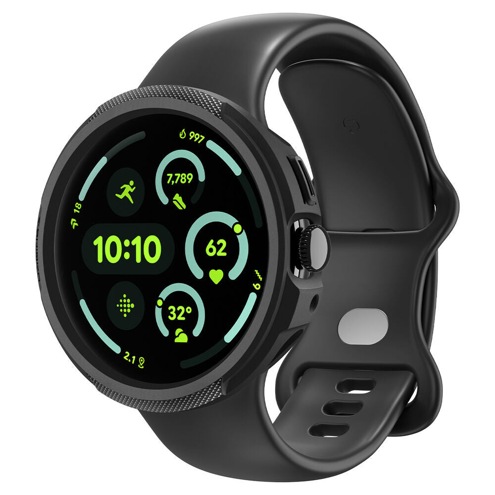 Funda Spigen Liquid Air para Google Pixel Watch 4 41mm, Negra Mate ACS09483