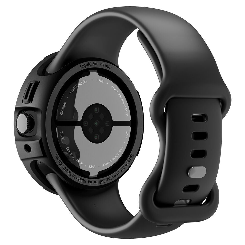 Funda Spigen Liquid Air para Google Pixel Watch 4 41mm, Negra Mate ACS09483
