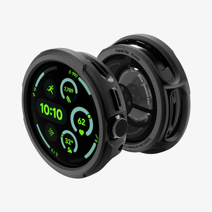 Funda Spigen Liquid Air para Google Pixel Watch 4 45mm, Negra Mate ACS11222