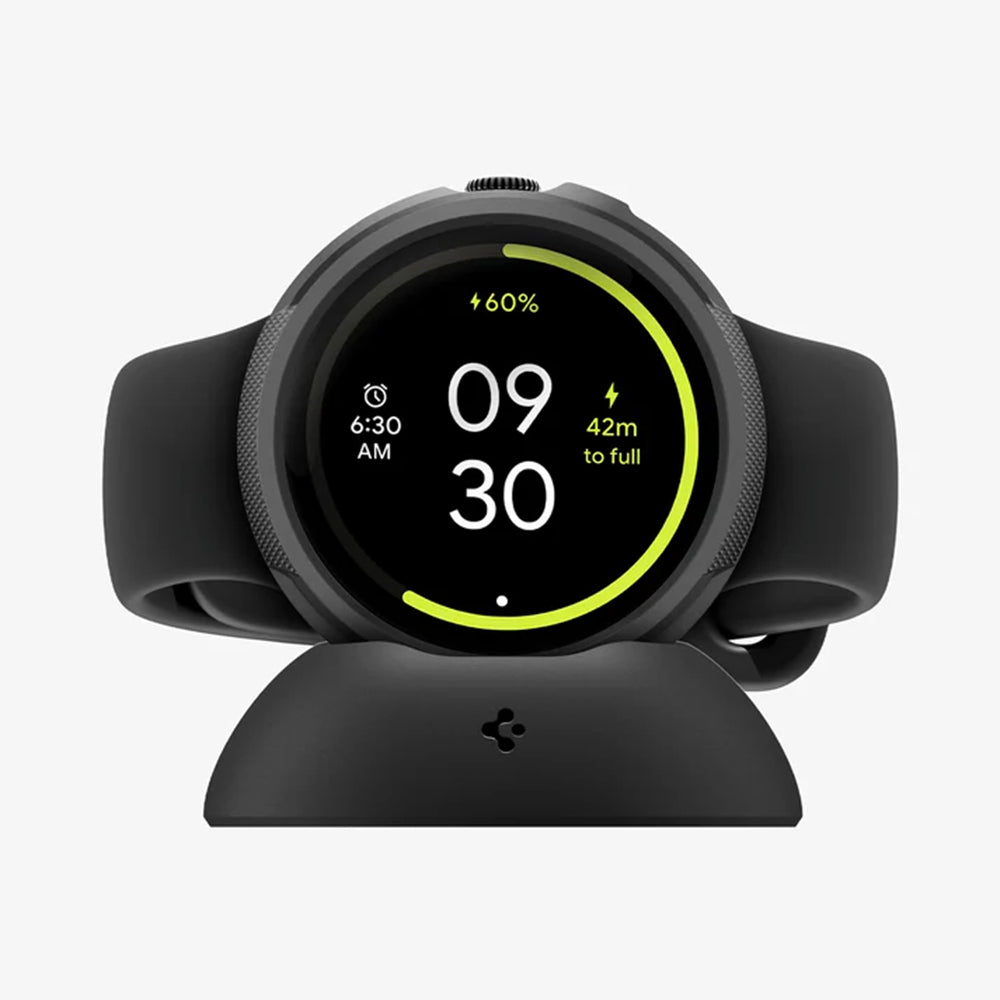 Funda Spigen Liquid Air para Google Pixel Watch 4 45mm, Negra Mate ACS11222
