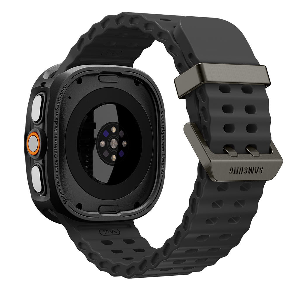 Funda Spigen Liquid Air para Samsung Galaxy Watch Ultra2, Negra Mate ACS11610