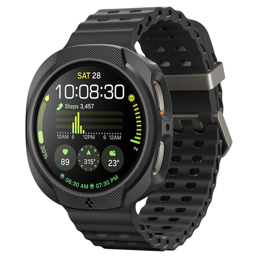 Funda Spigen Liquid Air para Samsung Galaxy Watch8 40mm, Negra Mate ACS09840