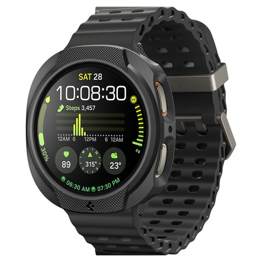 Funda Spigen Liquid Air para Samsung Galaxy Watch8 44mm, Negra Mate ACS09839