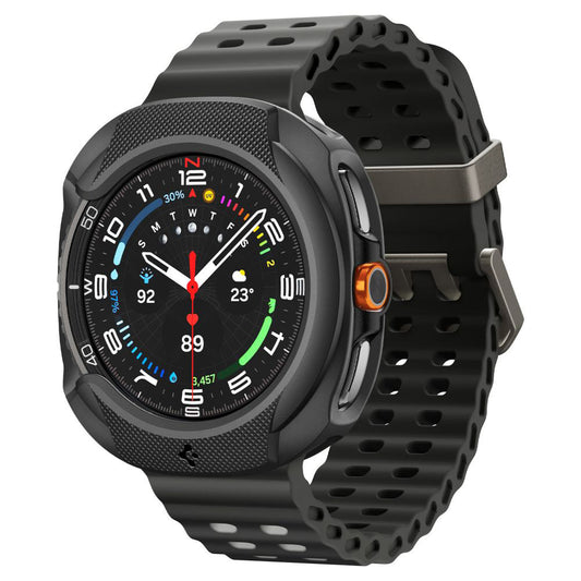 Funda Spigen Liquid Air para Samsung Galaxy Watch8 Classic, Negra Mate ACS09841