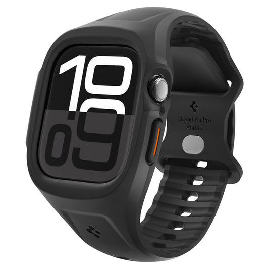 Funda Spigen Liquid Air Pro para Apple Watch Series 10 / 11 46mm, Negra Mate ACS09317