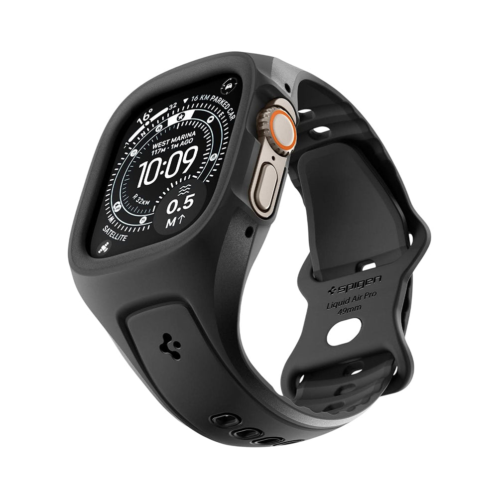 Funda Spigen Liquid Air Pro para Apple Watch Ultra Series, Negra ACS05463