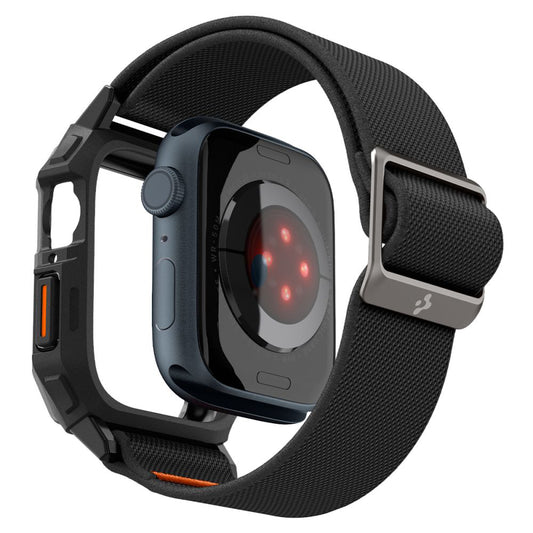 Funda Spigen Lite Fit Pro para Apple Watch 44mm Series, Negra Mate ACS07103