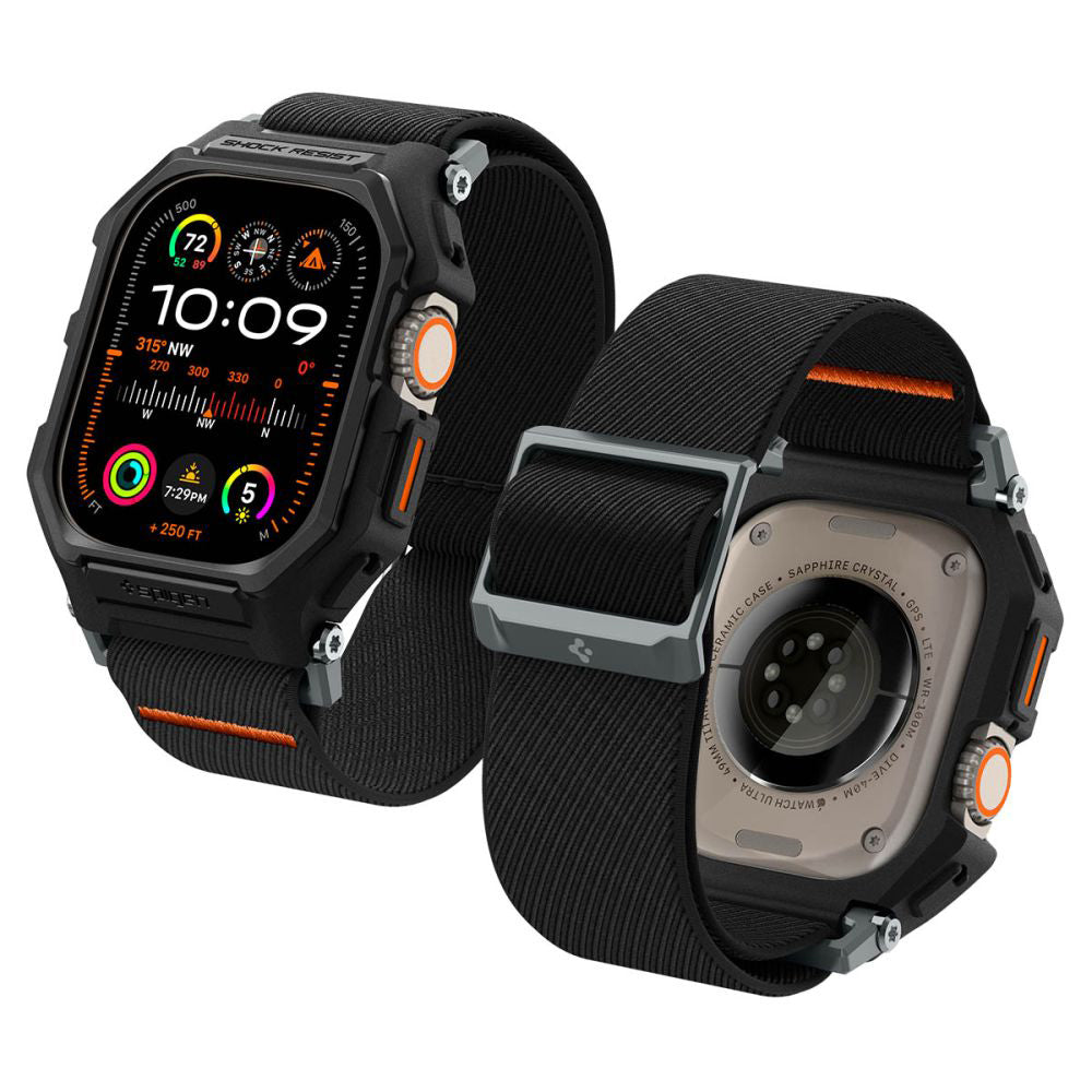 Funda Spigen Lite Fit Pro para Apple Watch Ultra Series, Negra Mate ACS07104