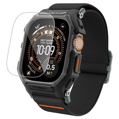 Funda Spigen Lite Fit Pro con Protector de Pantalla para Apple Watch Ultra Series, Negra Mate ACS11415