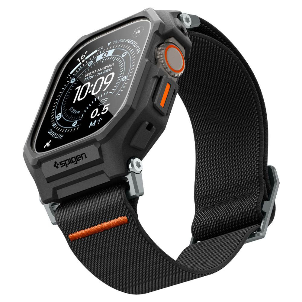 Funda Spigen Lite Fit Pro con Protector de Pantalla para Apple Watch Ultra Series, Negra Mate ACS11415