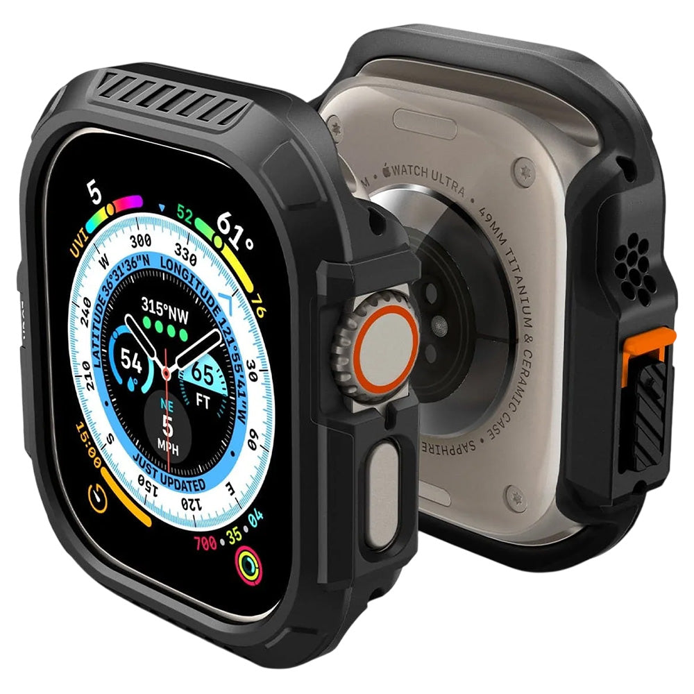 Funda Spigen Lock Fit para Apple Watch Ultra Series, Negra Mate ACS06208