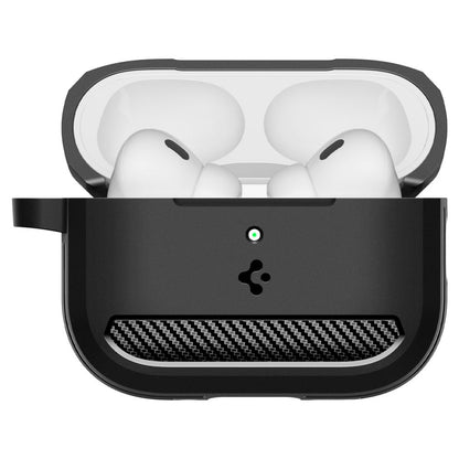 Funda Spigen Rugged Armor para Apple AirPods Pro 3, Negra Mate ACS09822