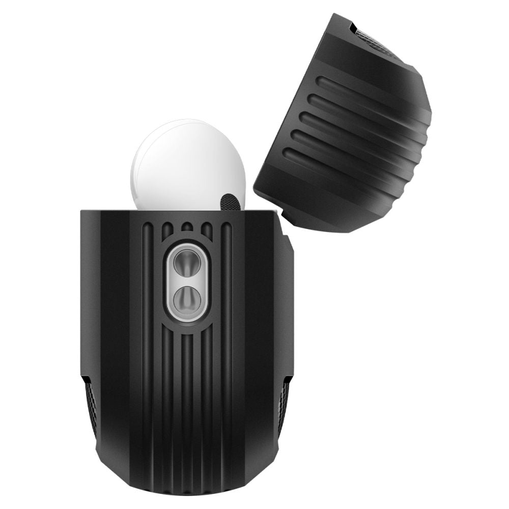 Funda Spigen Rugged Armor para Apple AirPods Pro 3, Negra Mate ACS09822