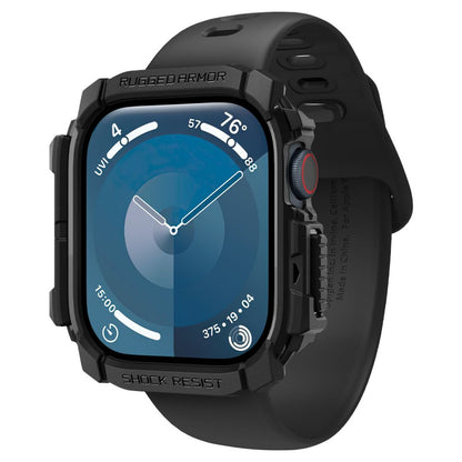 Funda Spigen Rugged Armor para Apple Watch Series 10 / 11 42mm, Negra ACS08585