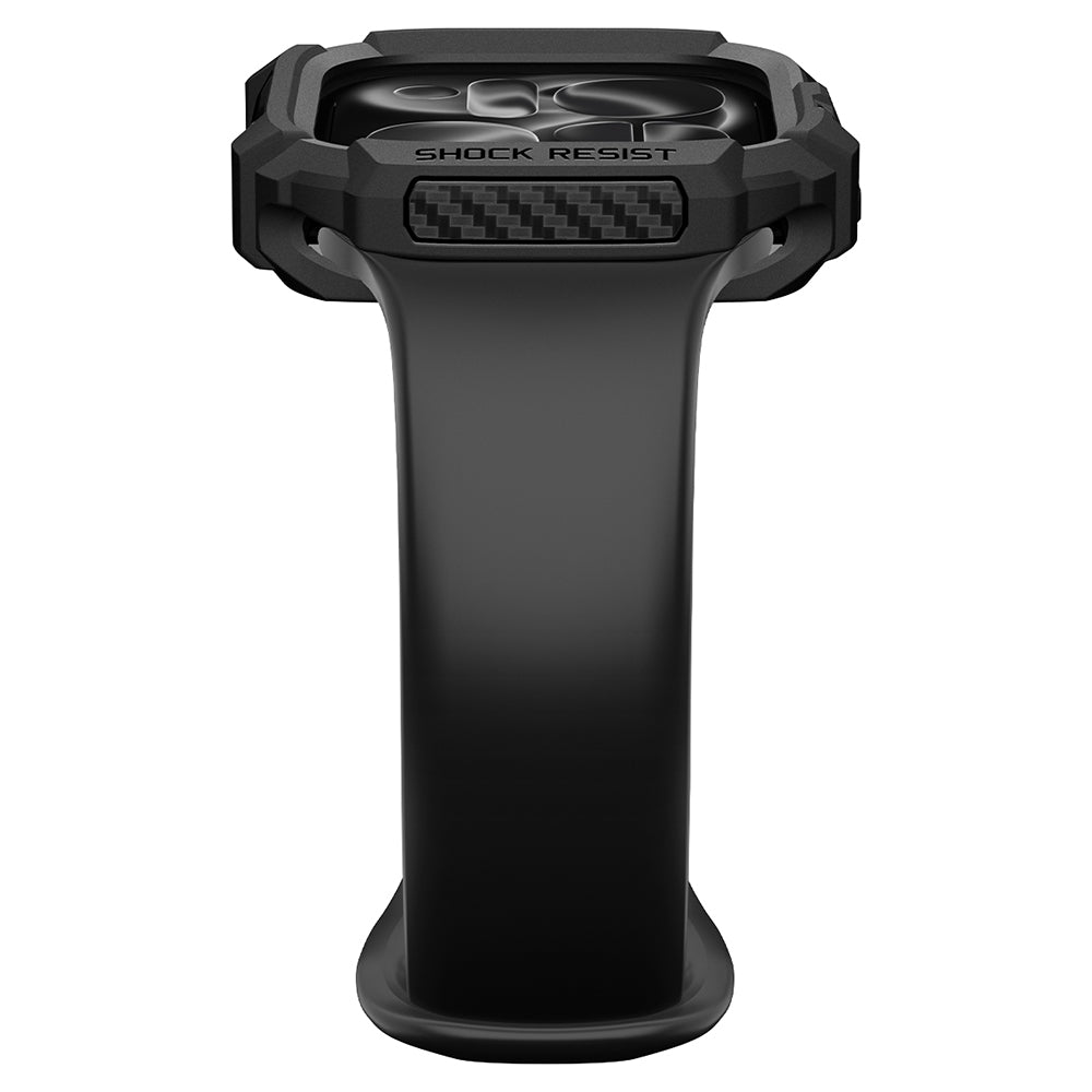Funda Spigen Rugged Armor para Apple Watch Series 12 46mm, Negra Mate ACS11886
