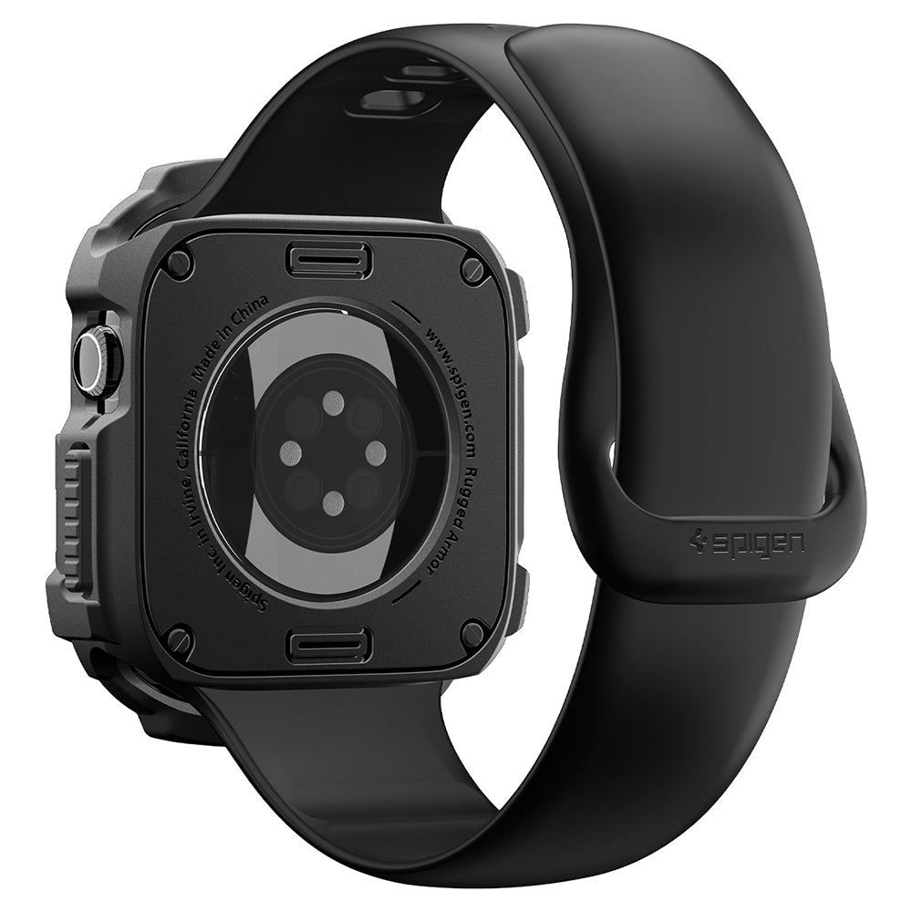 Funda Spigen Rugged Armor para Apple Watch Series 12 46mm, Negra Mate ACS11886