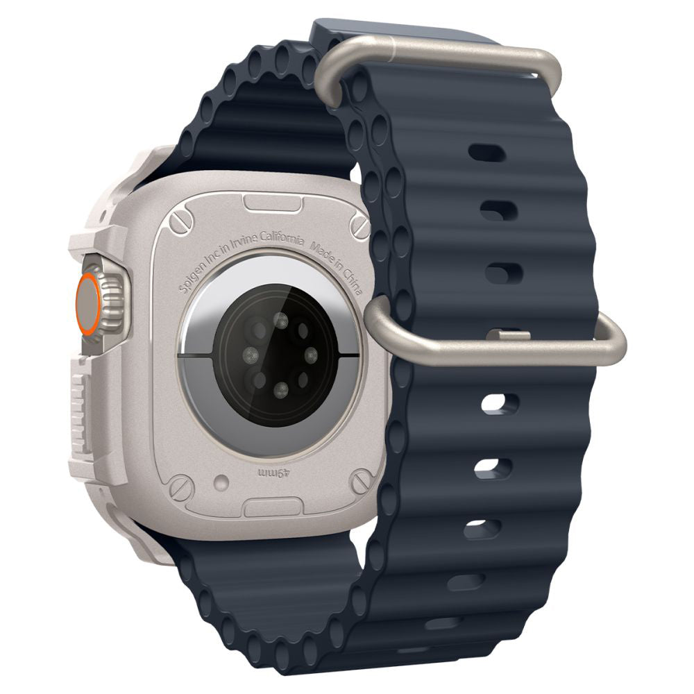Funda Spigen Rugged Armor para Apple Watch Ultra Series, Beige ACS07381