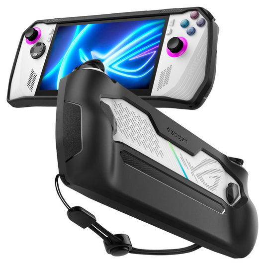 Funda Spigen Rugged Armor para la Consola Asus ROG Ally, Negra Mate ACS06921