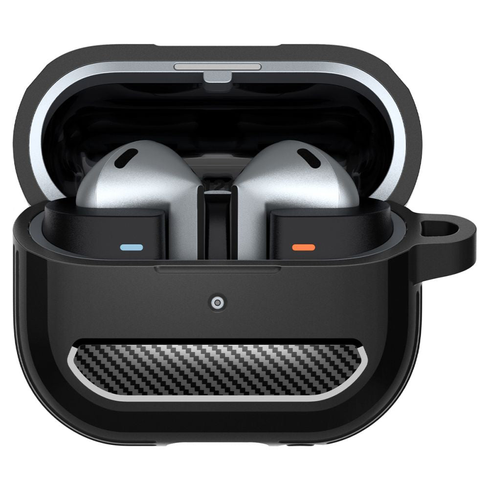 Funda Spigen Rugged Armor para Samsung Galaxy Buds3 FE / Buds3 Pro / Buds3, Negra ACS08330