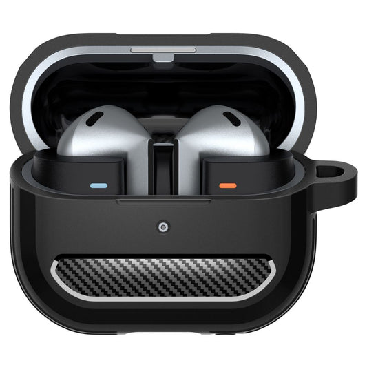 Funda Spigen Rugged Armor para Samsung Galaxy Buds3 FE / Buds3 Pro / Buds3, Negra ACS08330
