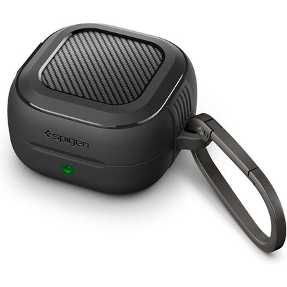 Funda Spigen Rugged Armor para Samsung Galaxy Buds4 / Buds4 Pro, Negra Mate ACS11200