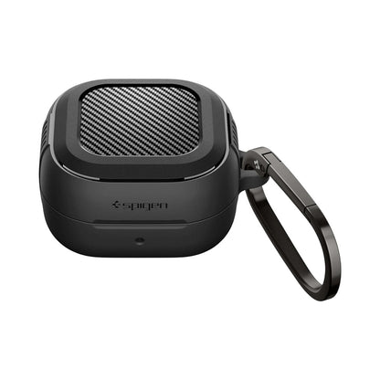 Funda Spigen Rugged Armor para Samsung Galaxy Buds4 / Buds4 Pro, Negra Mate ACS11200