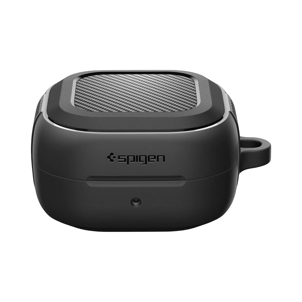 Funda Spigen Rugged Armor para Samsung Galaxy Buds4 / Buds4 Pro, Negra Mate ACS11200