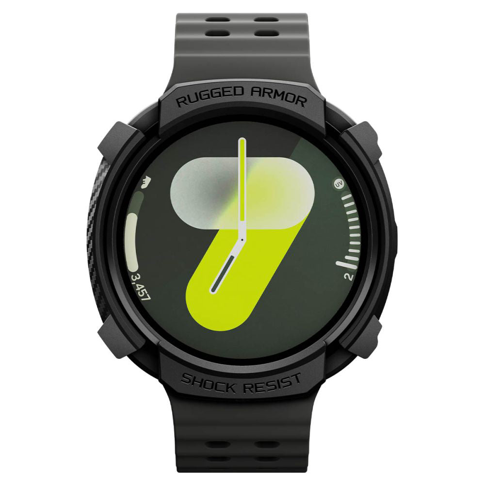 Funda Spigen Rugged Armor para Samsung Galaxy Watch8 40mm, Negra ACS10004