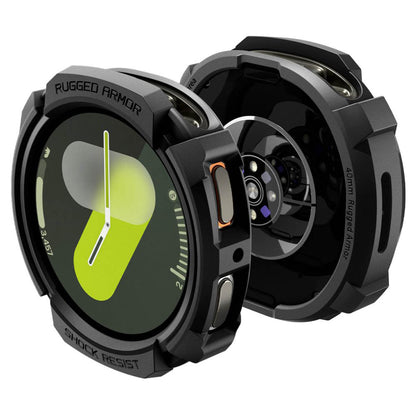 Funda Spigen Rugged Armor para Samsung Galaxy Watch8 40mm, Negra ACS10004