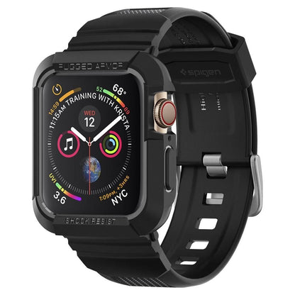 Funda Spigen Rugged Armor Pro para Apple Watch 44mm Series, Negra 062CS25324
