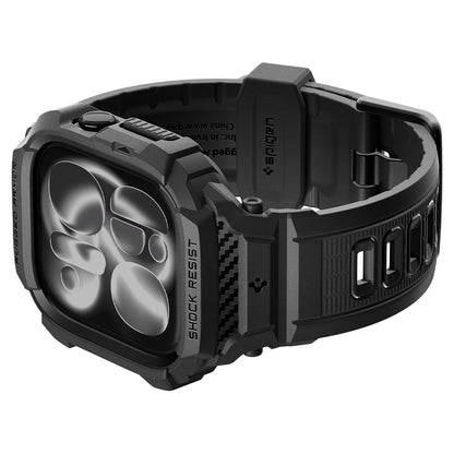 Funda Spigen Rugged Armor Pro para Apple Watch Series 12 46mm, Negra Mate ACS11894