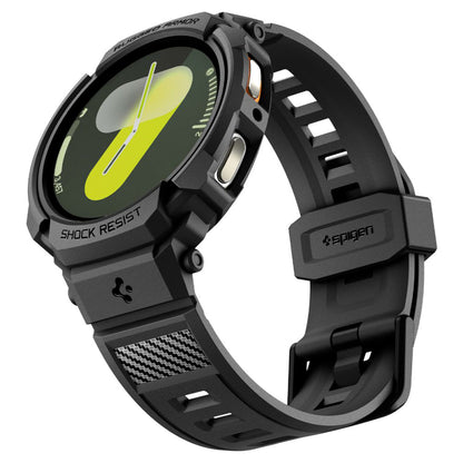 Funda Spigen Rugged Armor Pro para Samsung Galaxy Watch8 40mm, Negra Mate ACS10005