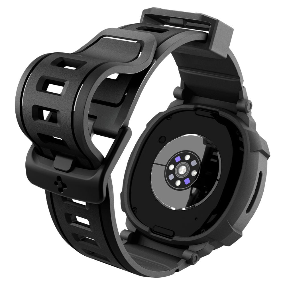 Funda Spigen Rugged Armor Pro para Samsung Galaxy Watch8 40mm, Negra Mate ACS10005