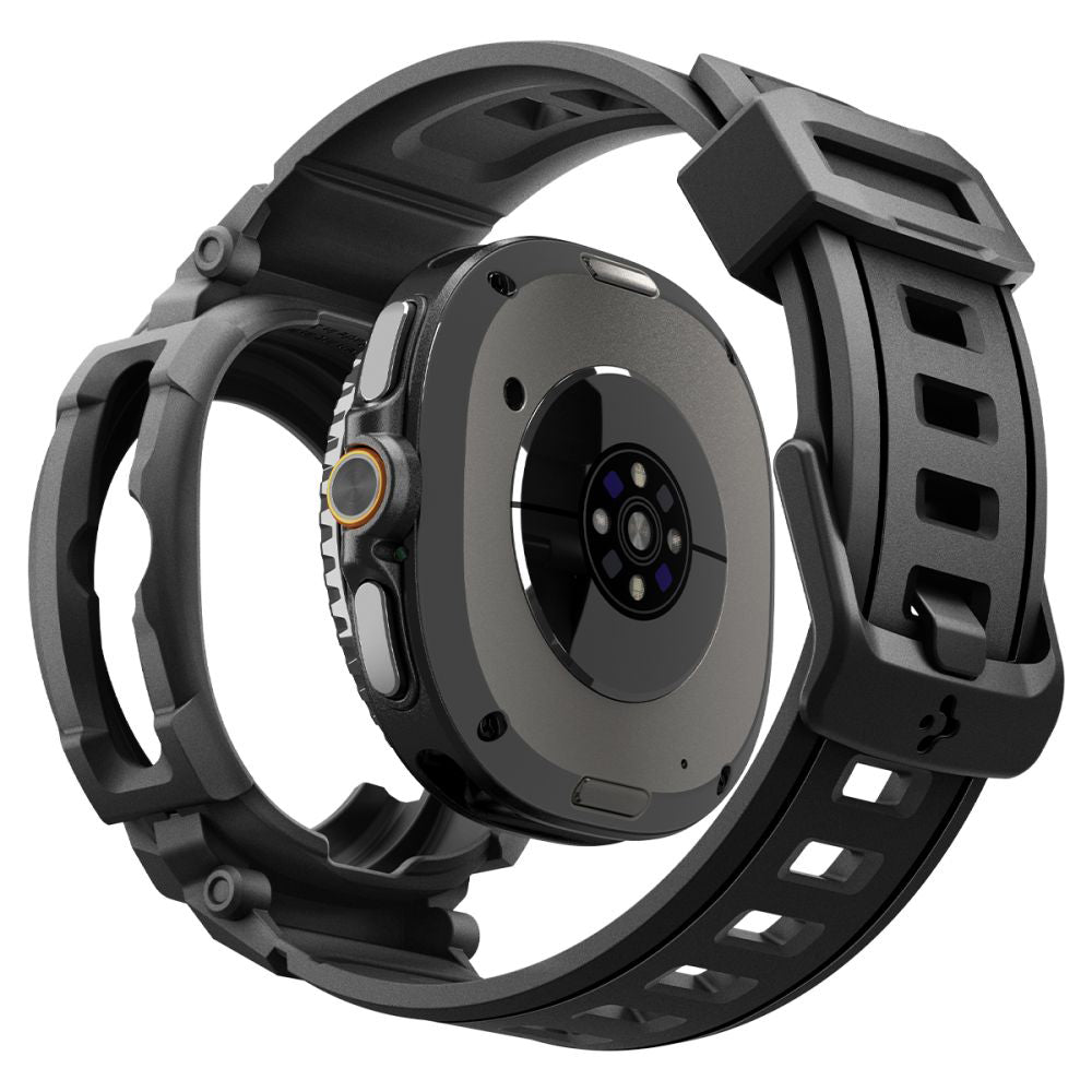 Funda Spigen Rugged Armor Pro para Samsung Galaxy Watch8 Classic, Negra Mate ACS10013