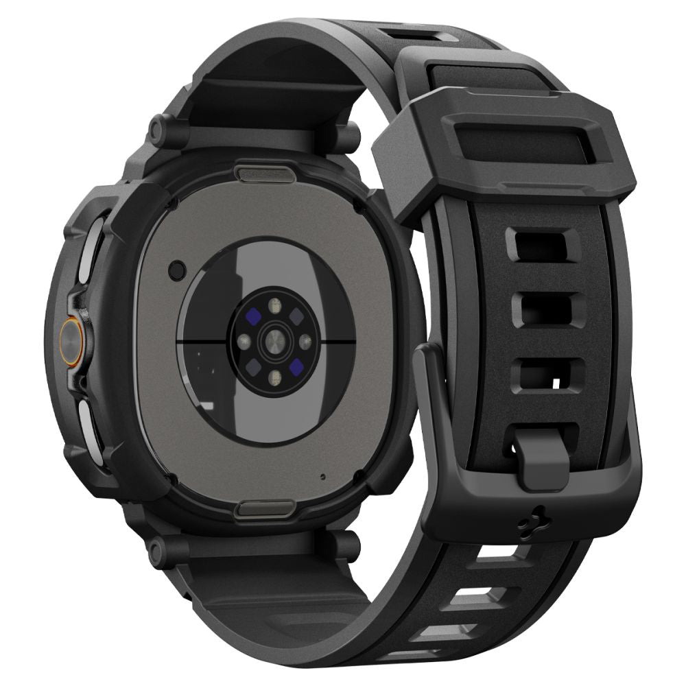Funda Spigen Rugged Armor Pro para Samsung Galaxy Watch8 Classic, Negra Mate ACS10013