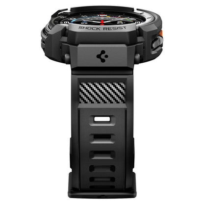 Funda Spigen Rugged Armor Pro para Samsung Galaxy Watch8 Classic, Negra Mate ACS10013