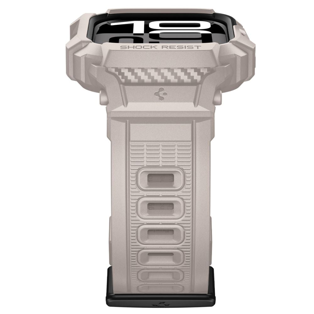Funda Spigen Rugged Armor Pro V2 para Apple Watch Series 10 / 11 42mm, Beige