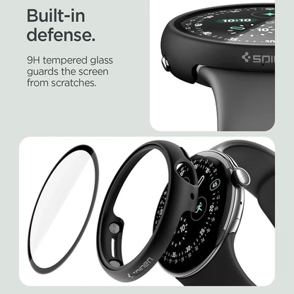 Funda Spigen Thin Fit 360 para Google Pixel Watch 45mm Series, Negra ACS11746