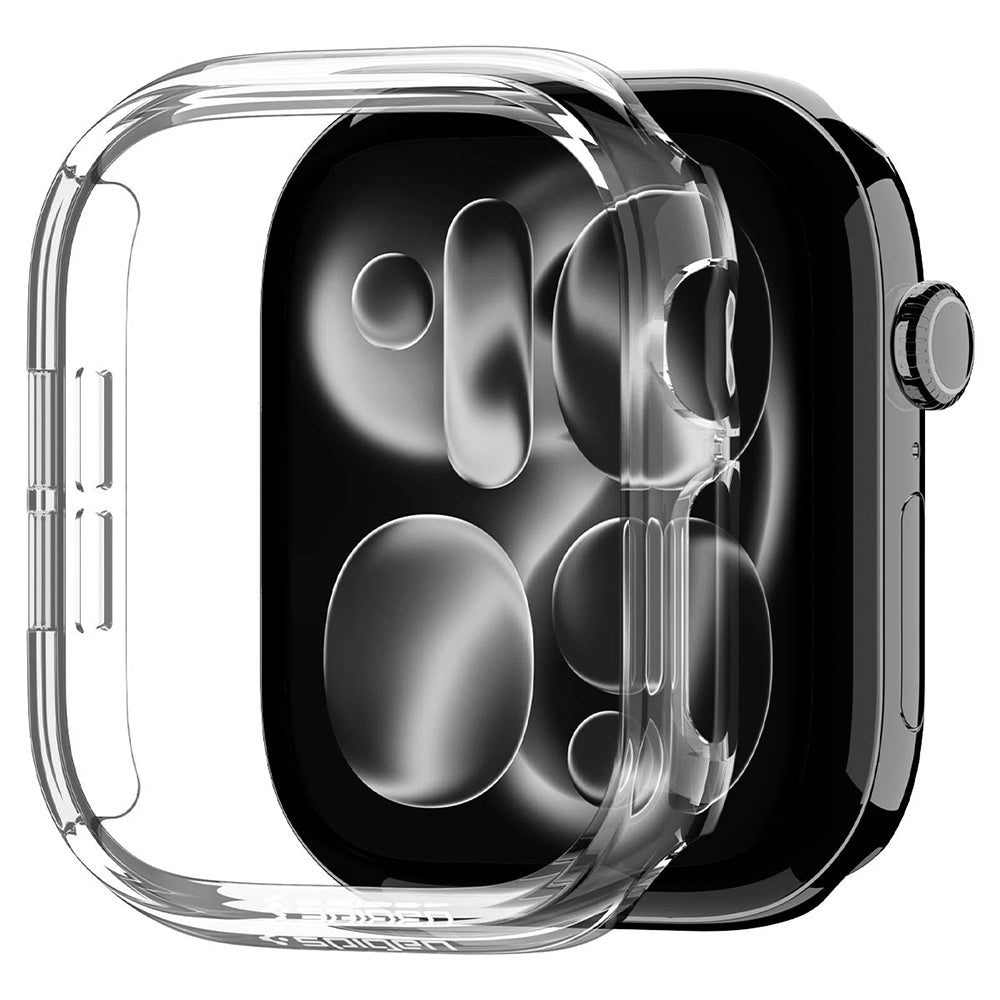 Funda Spigen Thin Fit para Apple Watch Series 12 de 42 mm, transparente ACS11881