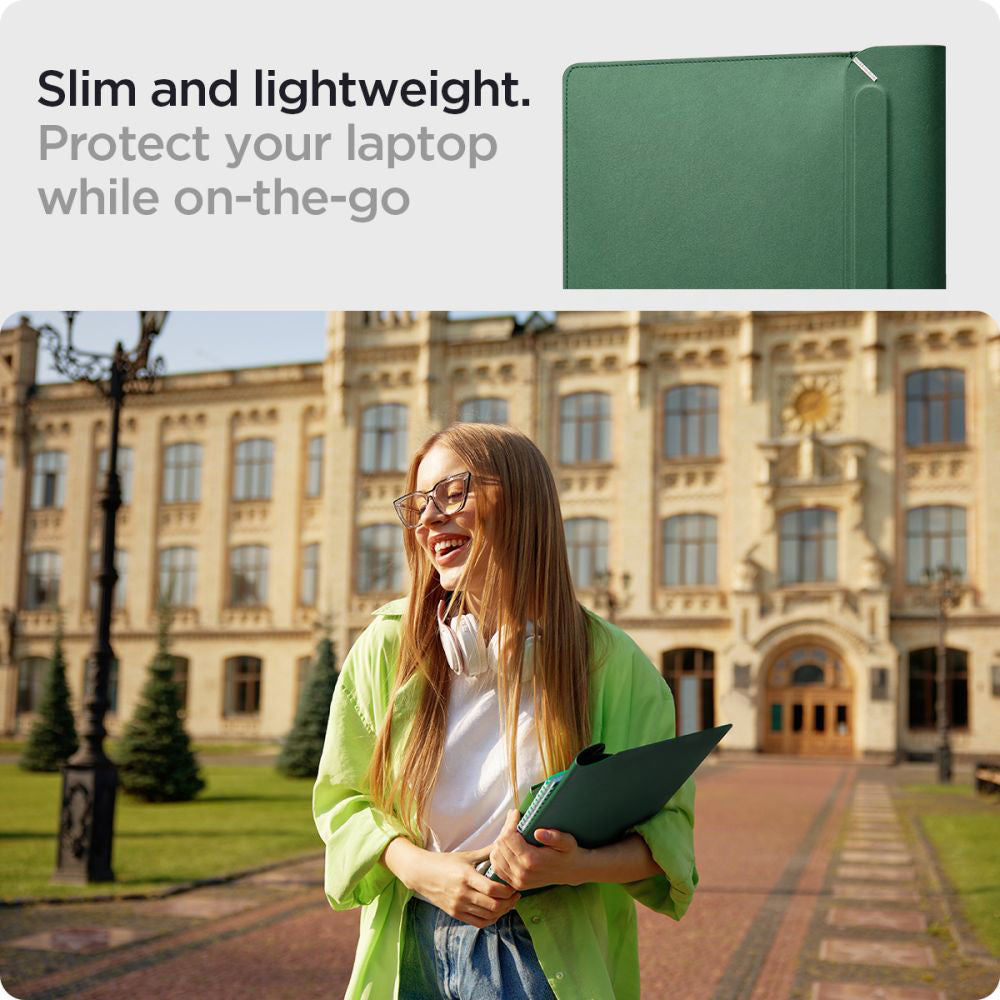 Funda Spigen Valentinus para Laptop 15inch - 16inch, Verde