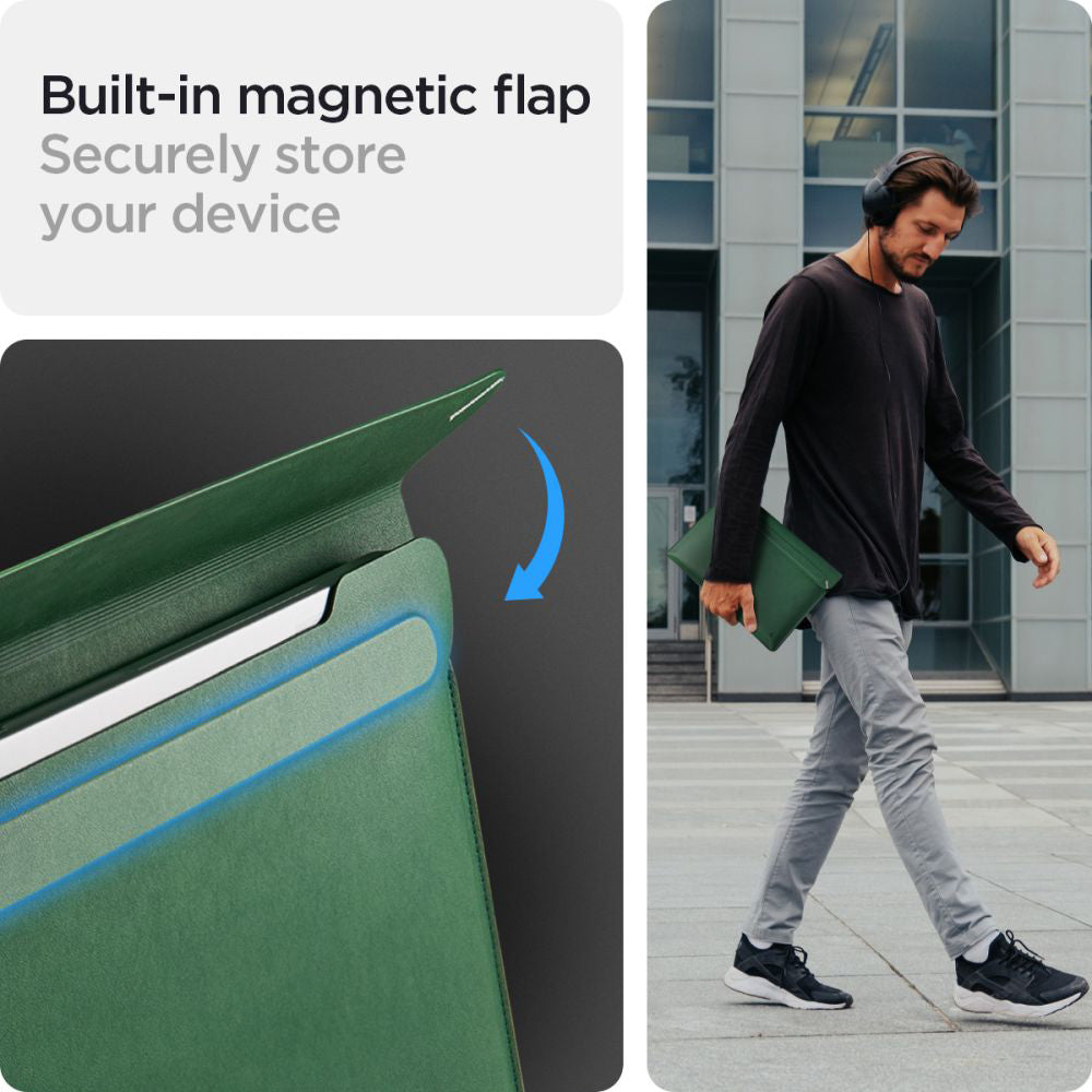 Funda Spigen Valentinus para Laptop 15inch - 16inch, Verde