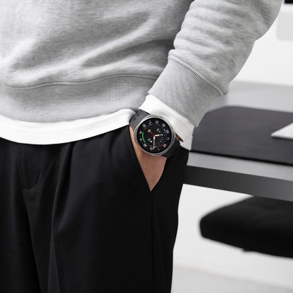 Funda Tech-Protect Defense para Samsung Galaxy Watch 9 / Watch8 44mm, Set de 2 piezas, Negra / Transparente