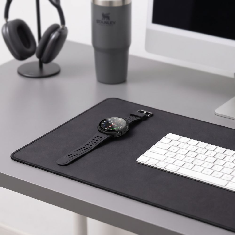 Funda Tech-Protect Defense para Samsung Galaxy Watch 9 / Watch8 44mm, Set de 2 piezas, Negra / Transparente