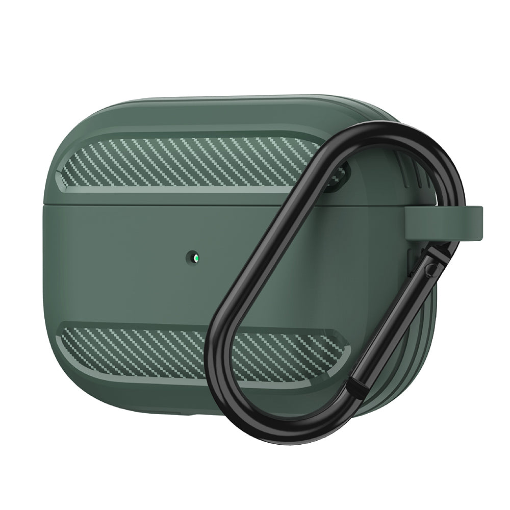 Funda Techsuit Carbon para Apple AirPods 3, Verde