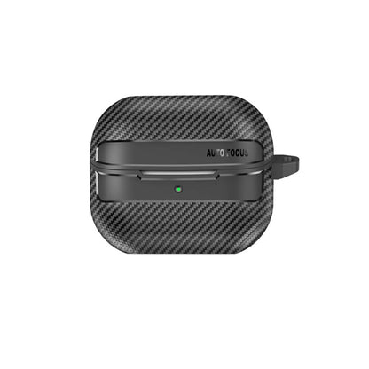 Techsuit CarbonFiber Case for Samsung Galaxy Buds3 FE / Buds3 Pro / Buds3, Black