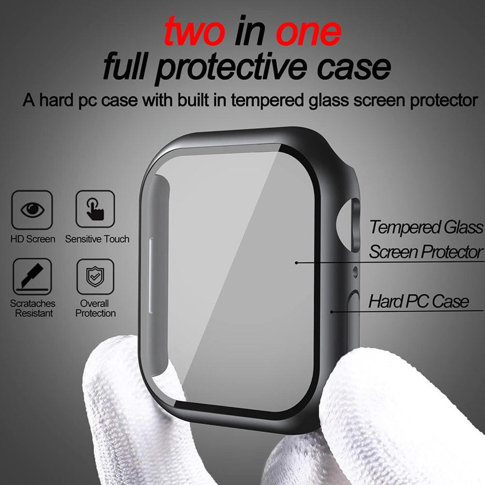Funda Techsuit Defense360 Pro para Apple Watch 7 41mm Series, Negra