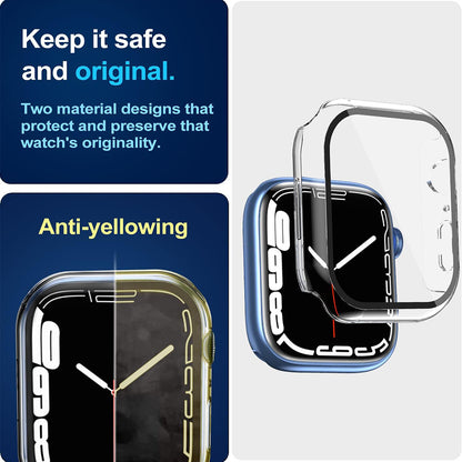 Funda Techsuit Defense360 Pro para Apple Watch 7 45mm Series, Transparente