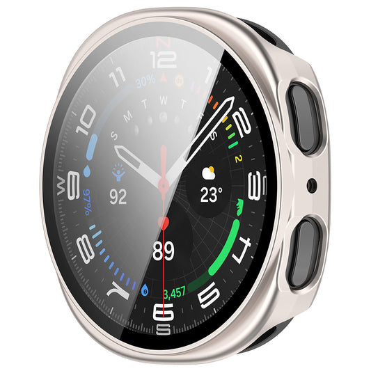 Funda Techsuit Defense360 Pro para Samsung Galaxy Watch9 / Watch8 40mm, Plateado Perlado