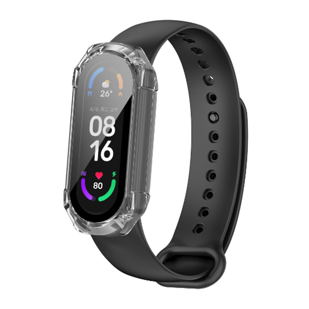 Funda Techsuit Defense360 Pro para Xiaomi Smart Band 6 / Band 5 / Band 4, Transparente