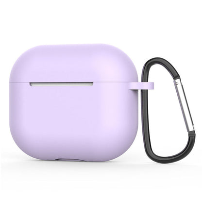 Funda Techsuit de silicona para Apple AirPods 4, morado
